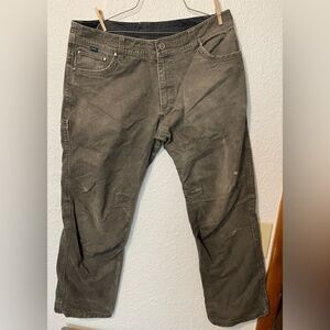 Men’s Kuhl pants sz 38X32. Vintage Patina dye.